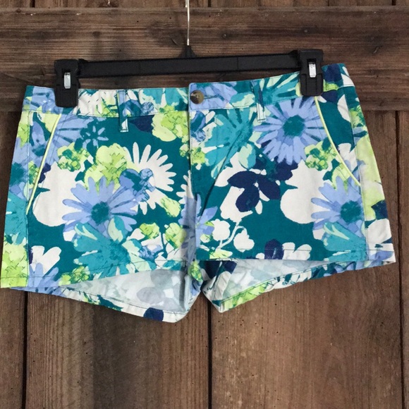 Mossimo Supply Co. Pants - Blue and green floral Mossimo shorts